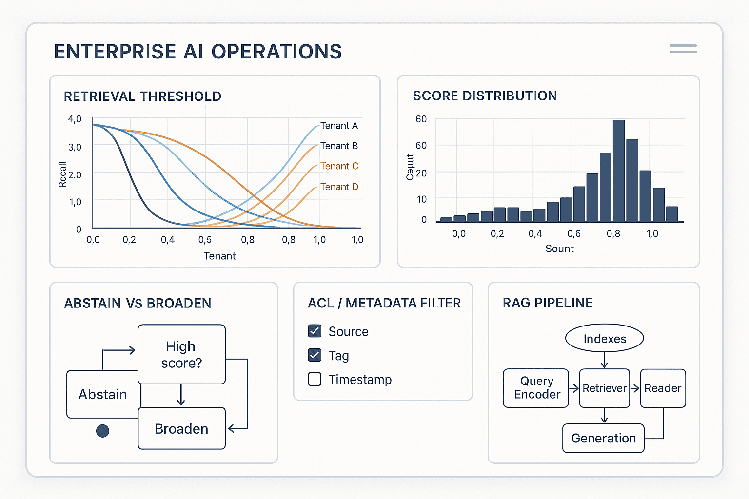 Per-Tenant Retrieval Threshold Tuning in Enterprise RAG: Why One Global Score Cutoff Fails in Production