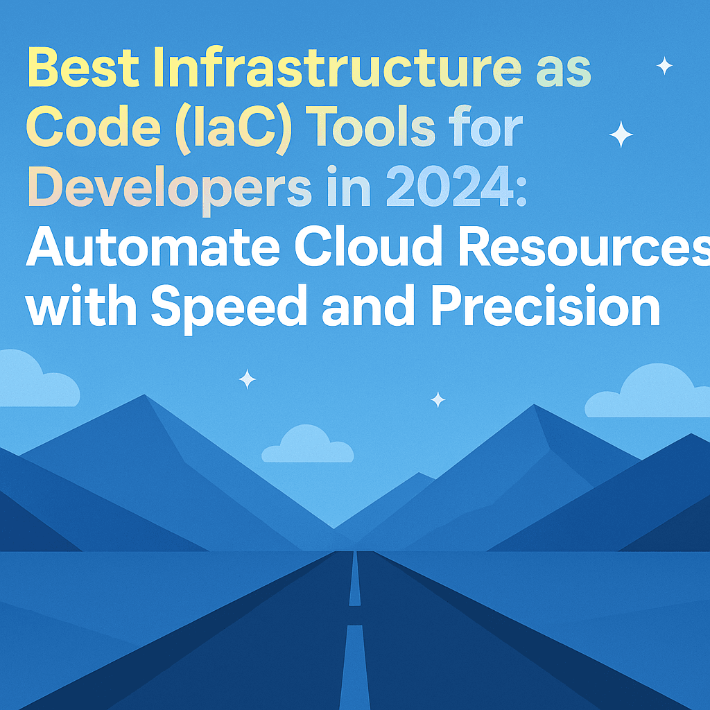 Best Infrastructure as Code (IaC) Tools for Developers in 2024: Automate Cloud Resources with Speed and Precision