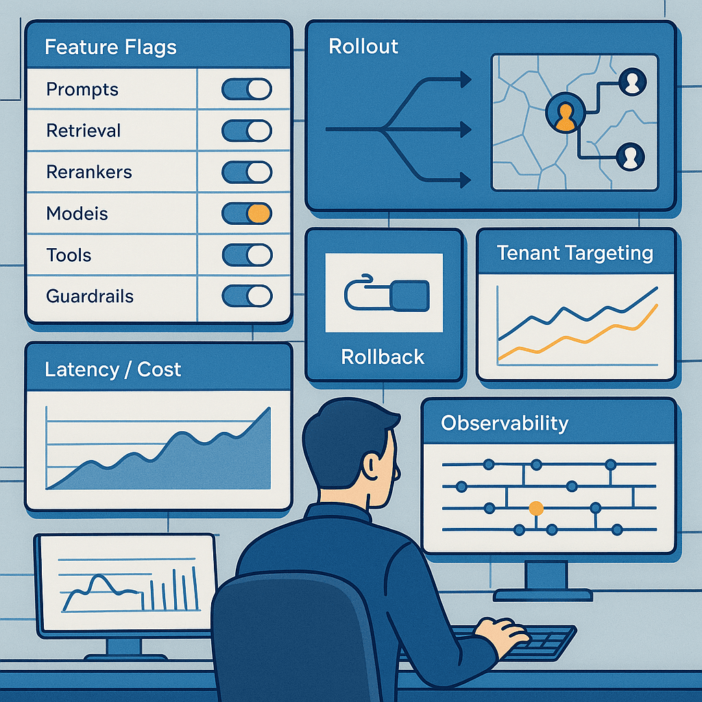 Feature Flags for GenAI Systems: Decoupling Prompt, Retrieval, Model, and Tool Changes for Safe Production Control