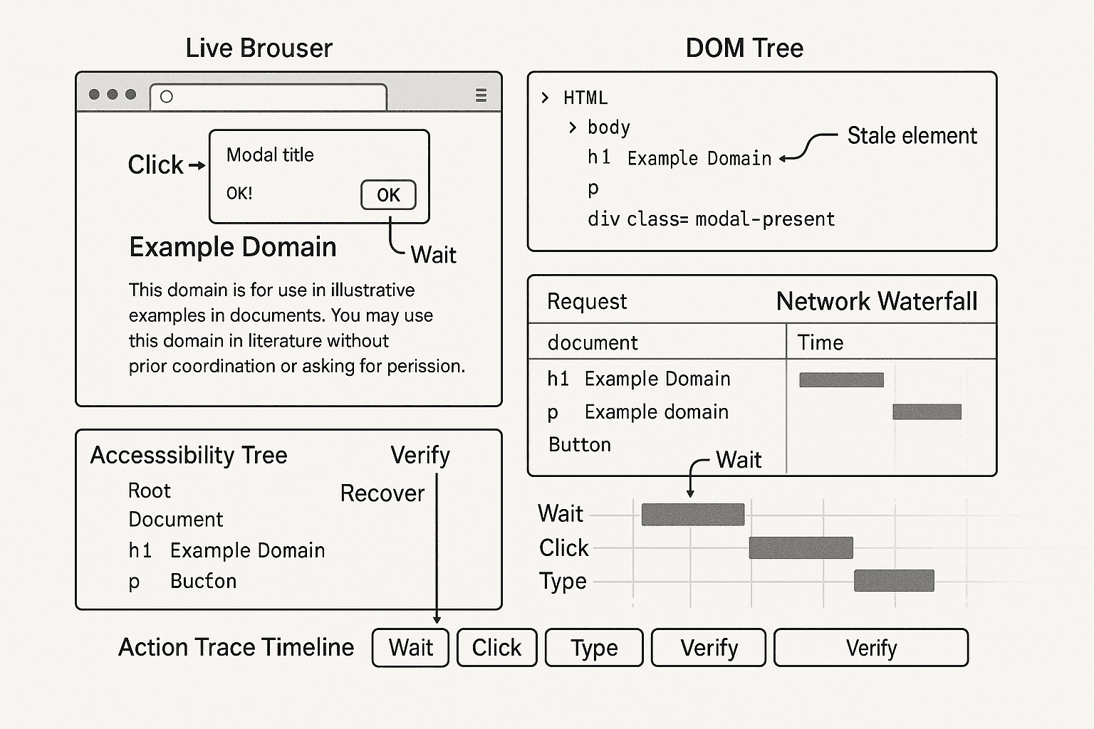 Execution Traces for Browser Agents: Mining Step-Level Recovery Data from Human Browsing to Train Reliable Action Policies