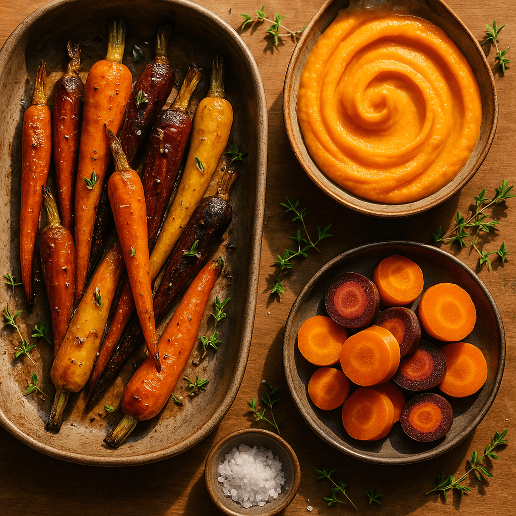 Why Carrots Taste Waxy, Floral, or Deeply Sweet: Terpene Chemistry, Sugar Concentration, and the Heat Rules for Roasting, Glazing, and Puréeing