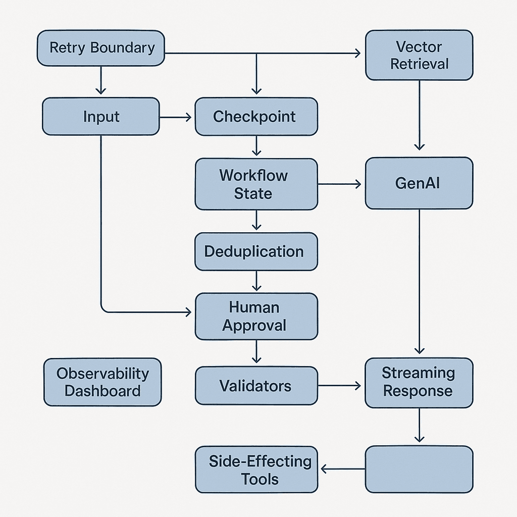 Designing Stateful Retry Boundaries in Production GenAI Workflows