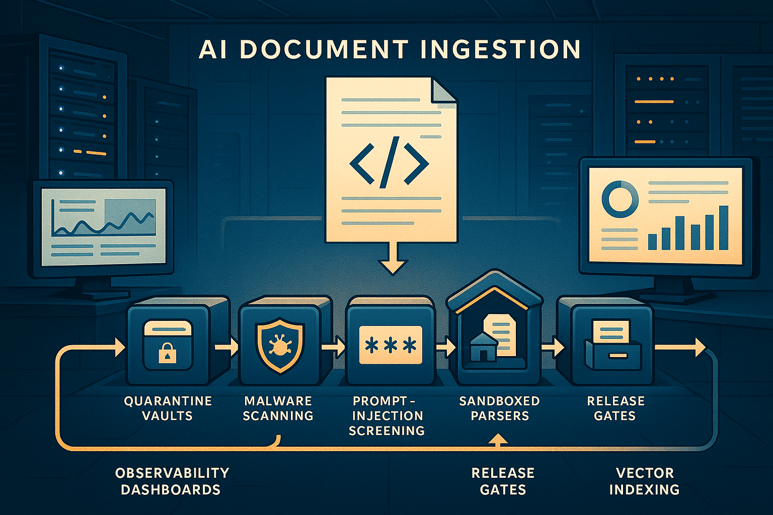 Designing Quarantine Pipelines for Untrusted Content in Enterprise RAG