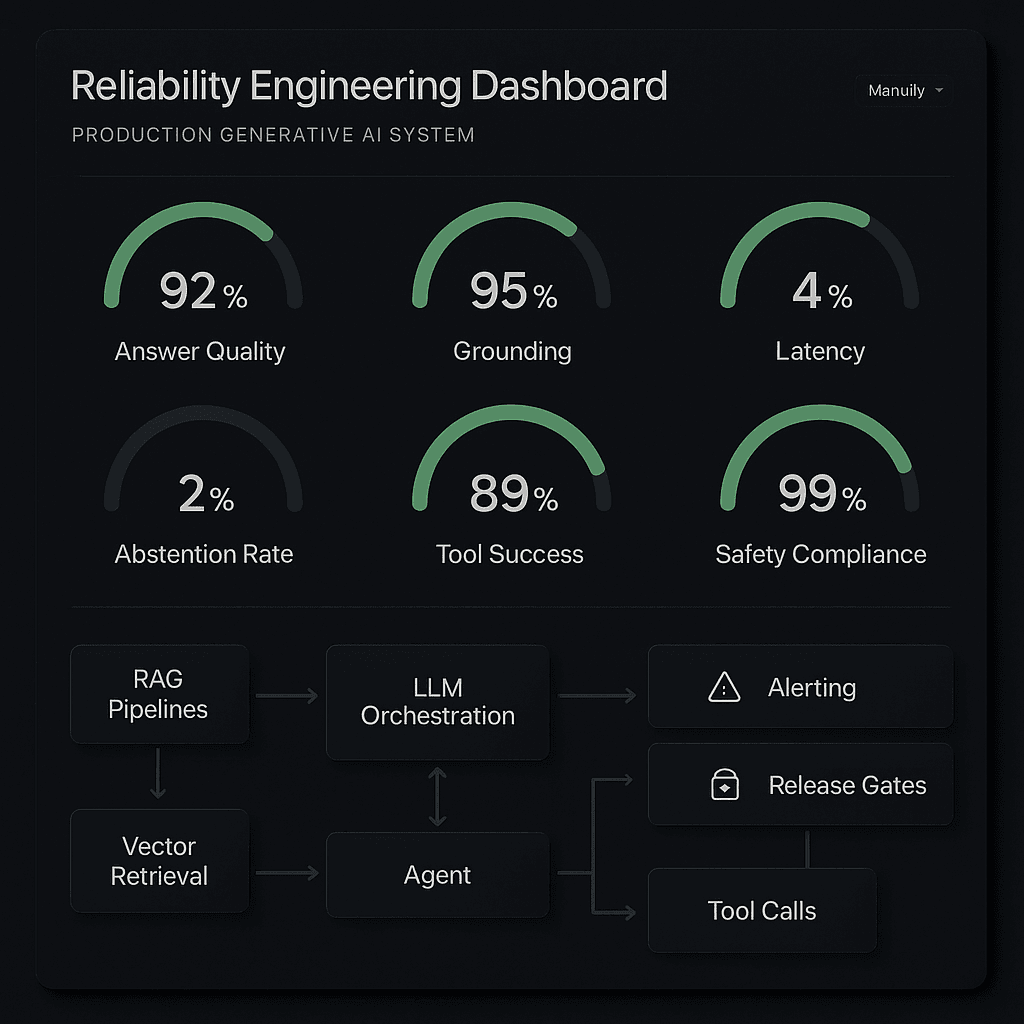 Designing SLOs and Error Budgets for Production GenAI Systems