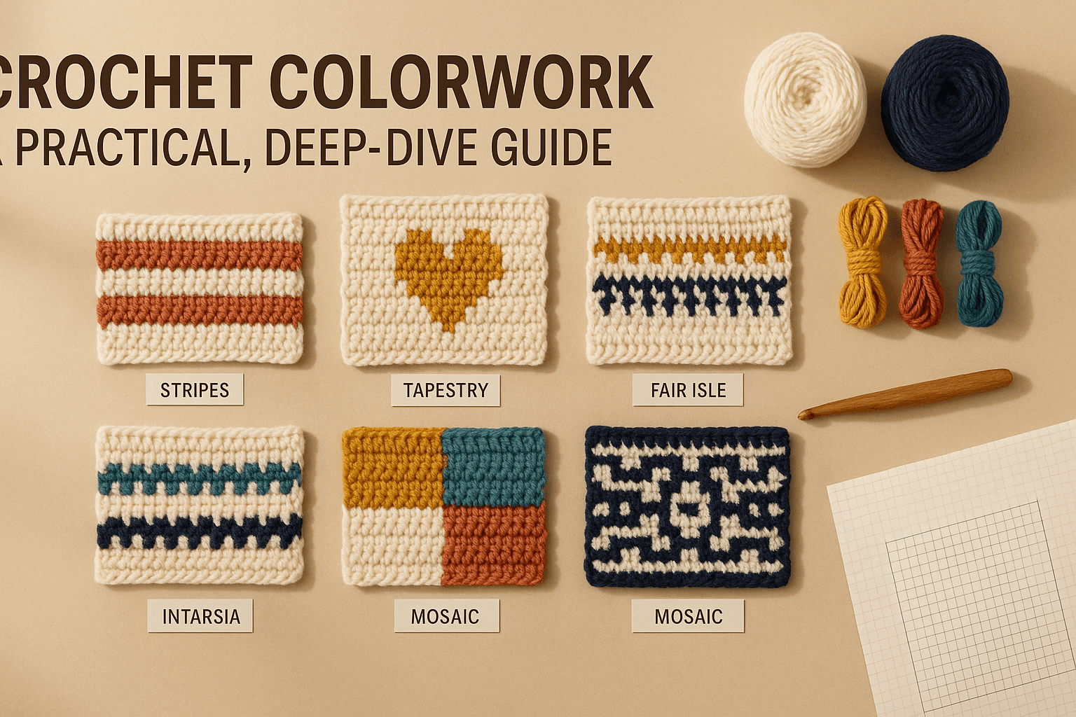 Crochet Colorwork: A Practical, Deep-Dive Guide to Stripes, Tapestry ...