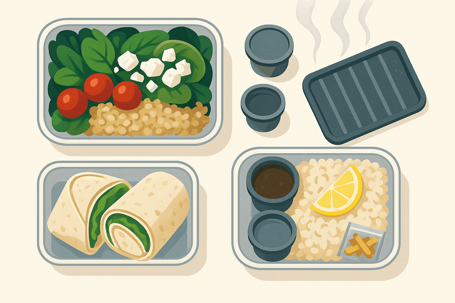 Lunchbox Meal Prep That Doesn’t Get Soggy: The “Moisture Firewall” System for Salads, Wraps, and Rice Bowls