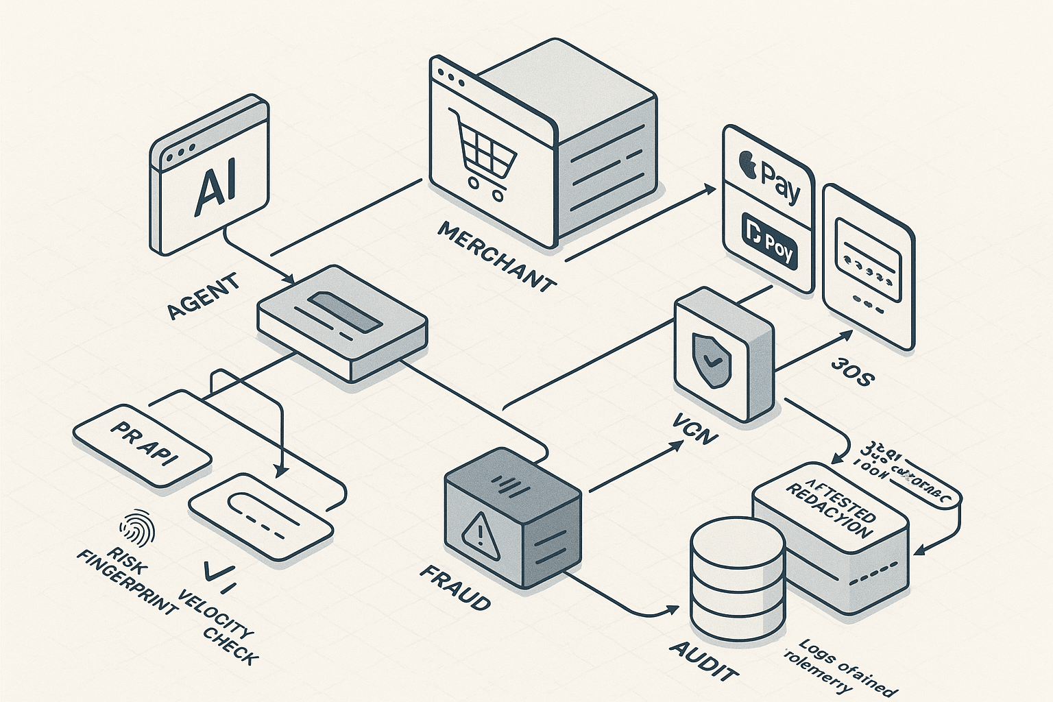 PCI‑Safe Checkout for AI Browser Agents: 3DS/SCA, Payment Request API, and Virtual Card Tokenization